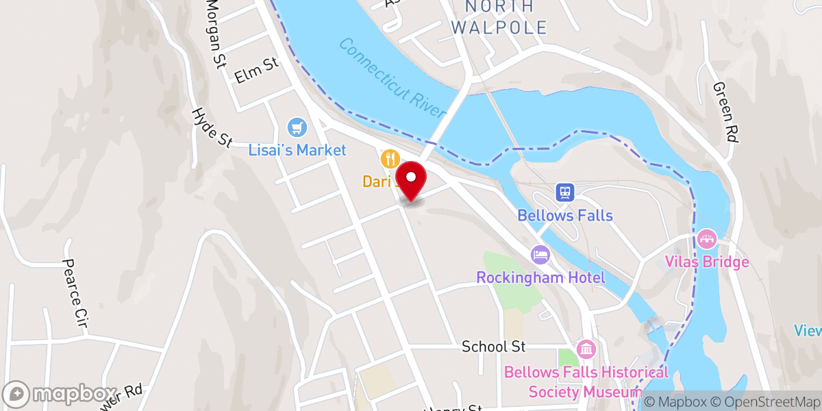 Map showing location of St Charles Parish Center