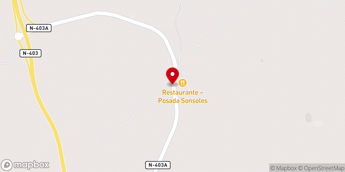 Map showing location of Ermita de Nuestra Señora de Sonsoles