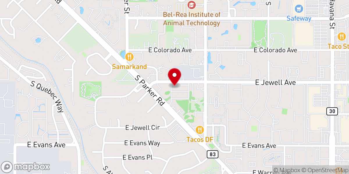 Map showing location of Faith Community Baptist Church