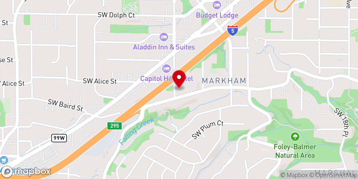 Map showing location of Indonesian Christian Church of Portland