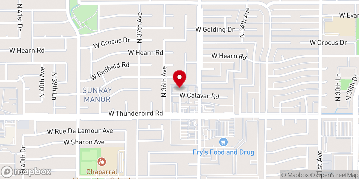 Map showing location of Redeemed Christian Fellowship Church
