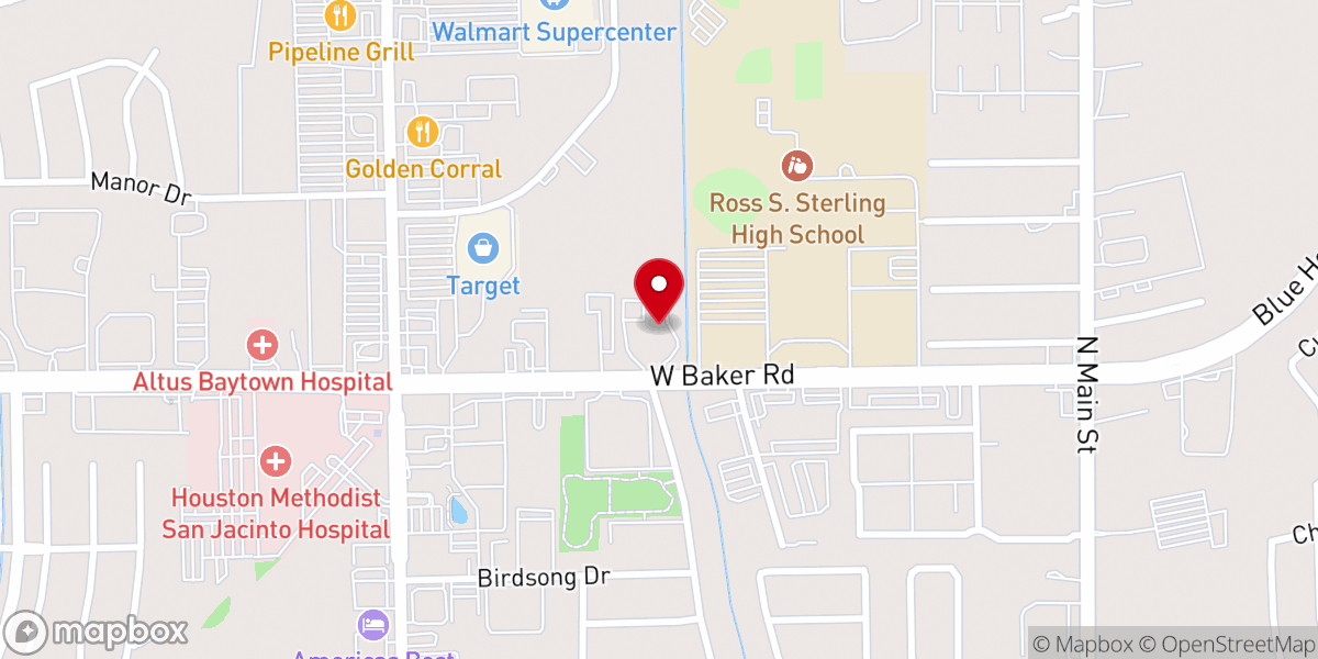 Map showing location of St John the Evangelist Catholic Church