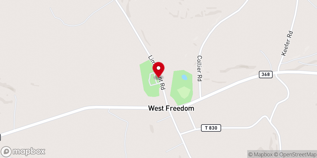 Map showing location of Park Hill First Church of God