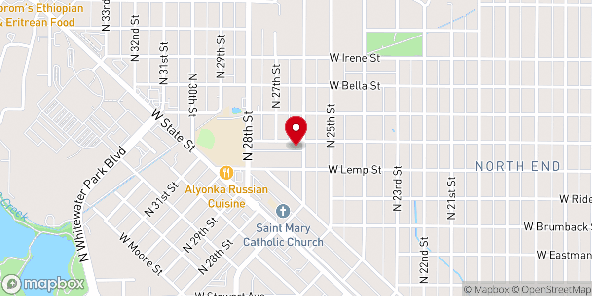 Map showing location of New Life Fellowship