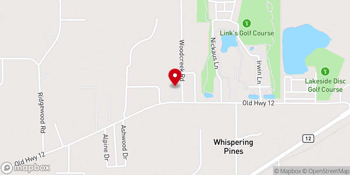 Map showing location of Emmanuel Baptist Church