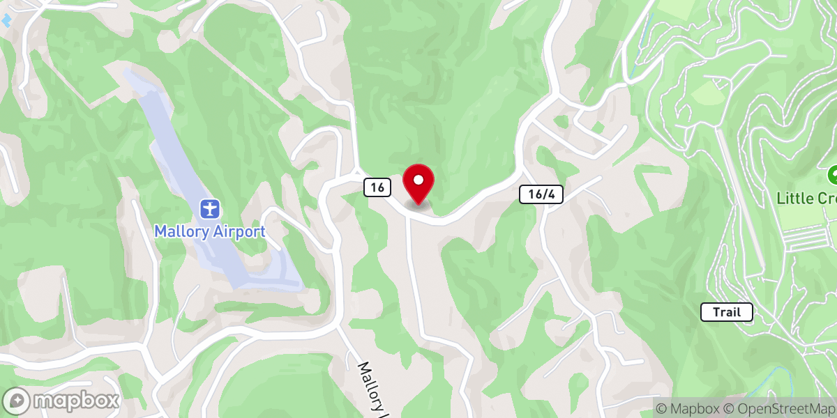 Map showing location of Mountain Heights Church