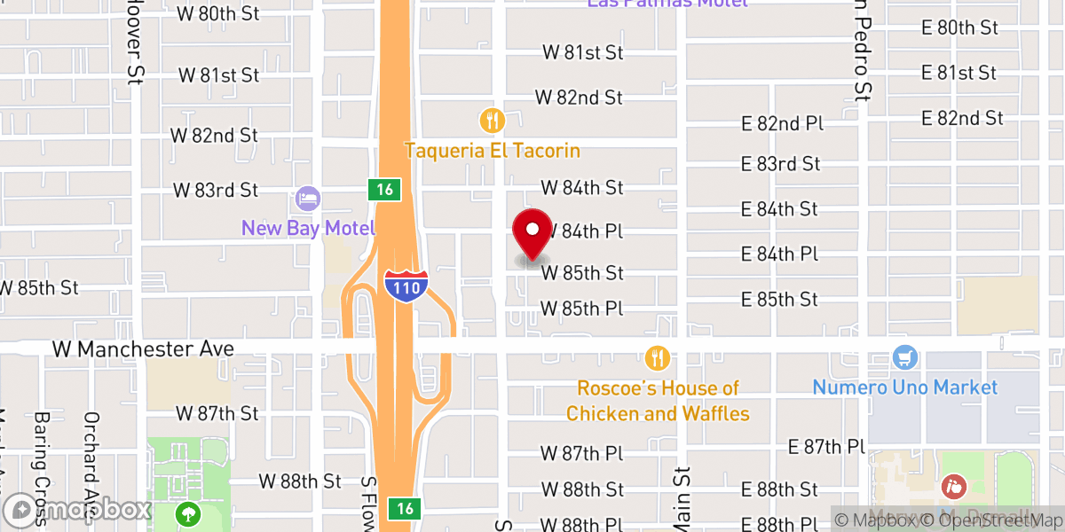 Map showing location of Heavenly Vision Church a Life Application Ministry