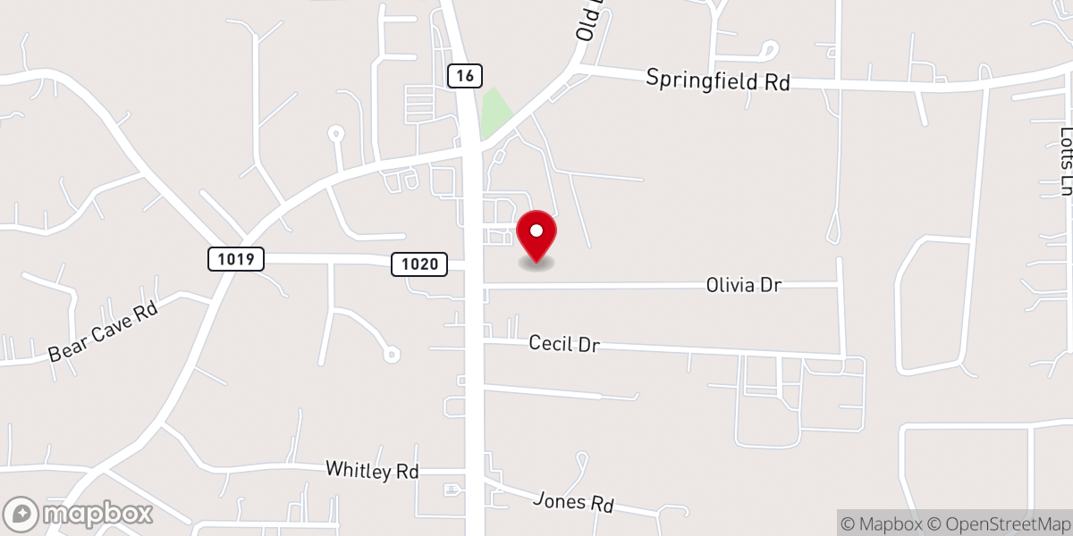 Map showing location of Angels Unlimited
