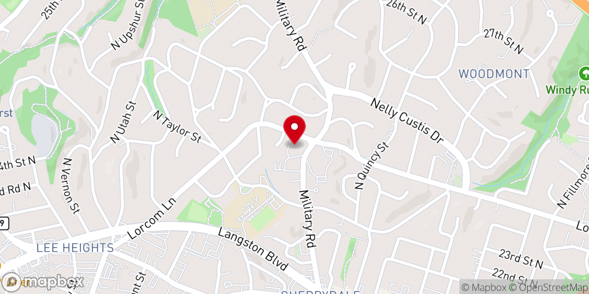 Map showing location of Saint Andrew's Episcopal Church
