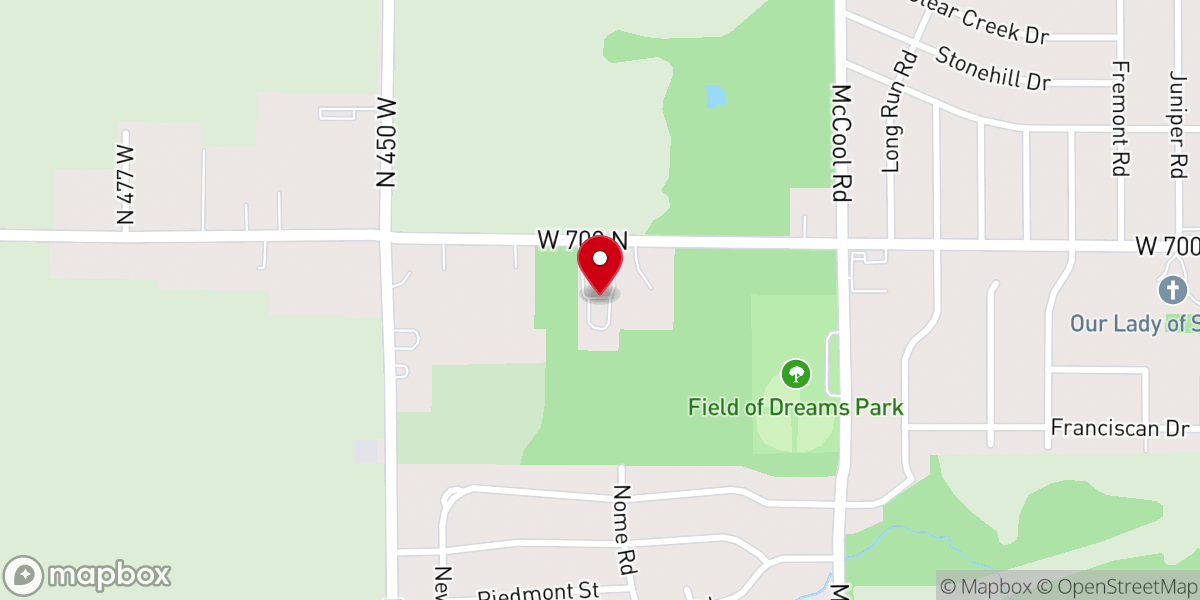Map showing location of South Haven Holiness Church