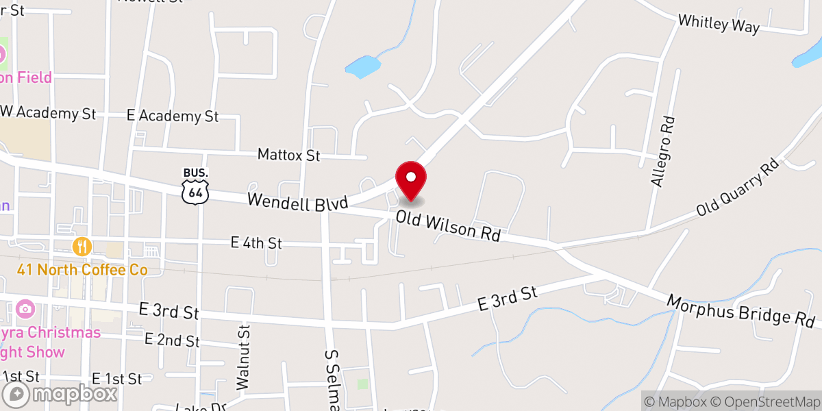 Map showing location of Shiloh Temple Tabernacle of Prayer
