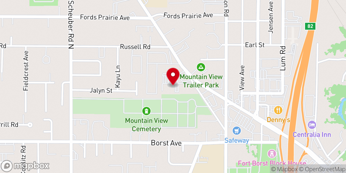 Map showing location of Harrison Square Presbyterian Church