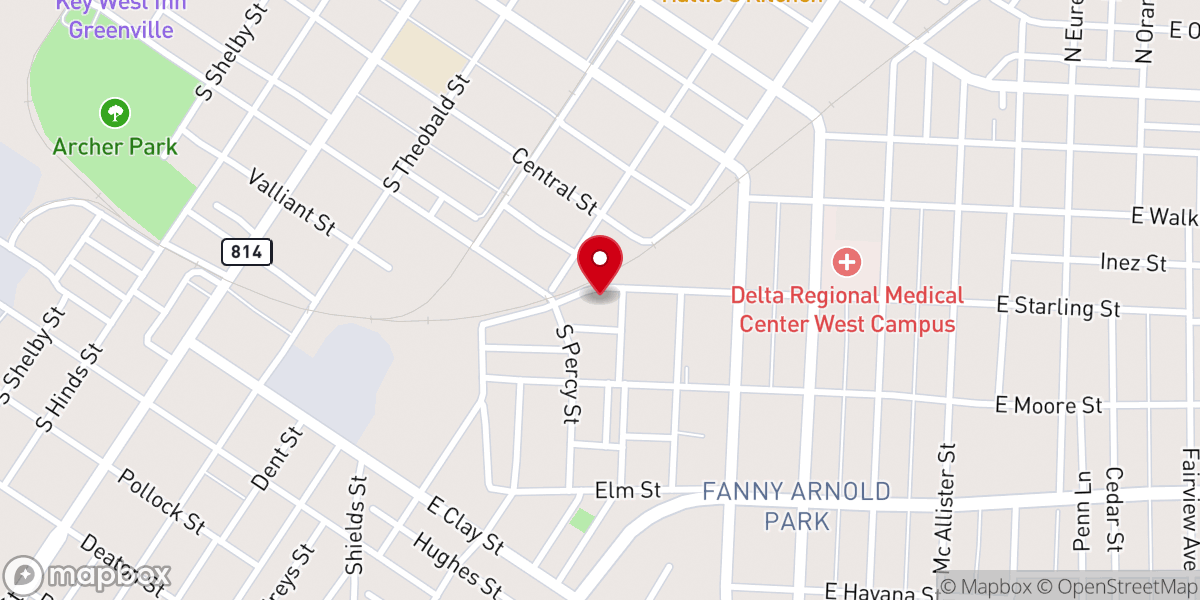 Map showing location of New Mt Bethel Baptist Church