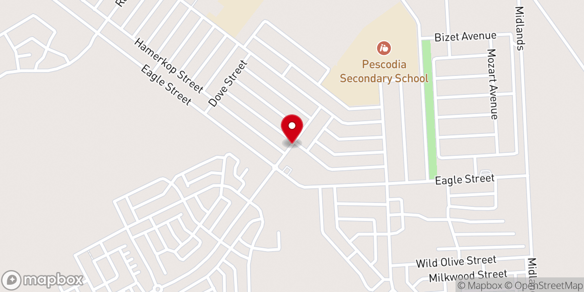 Map showing location of Old Apostolic Church