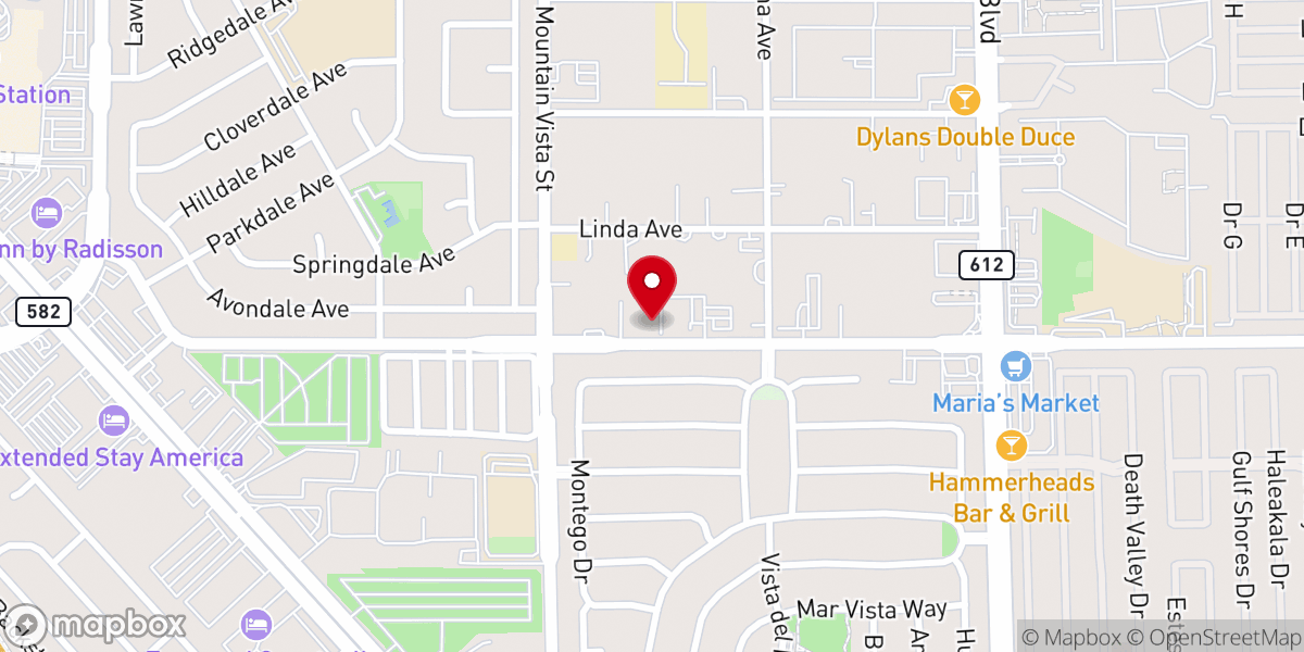 Map showing location of First Fil-Am Baptist Church