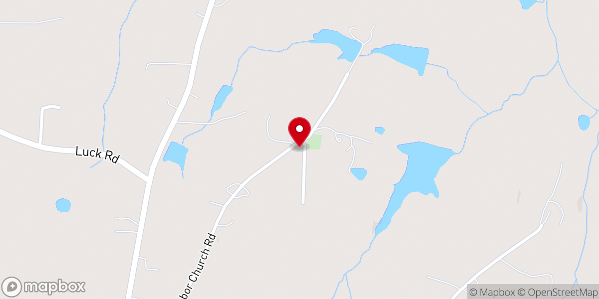 Map showing location of Mount Tabor Community Church