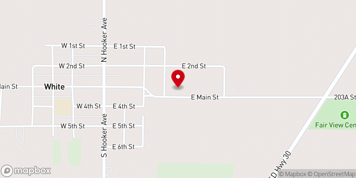 Map showing location of United Methodist Church