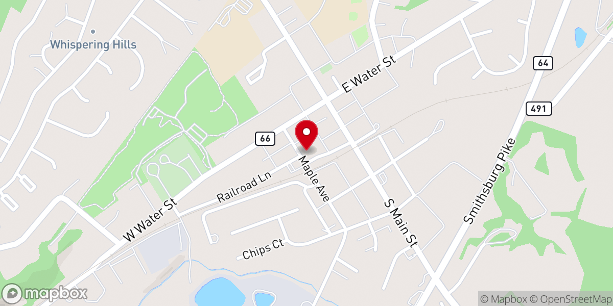 Map showing location of St Anne's Episcopal Church
