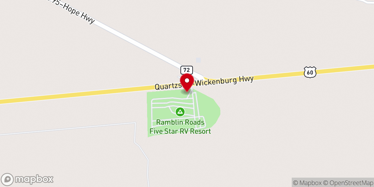 Map showing location of The Little Church of Hope