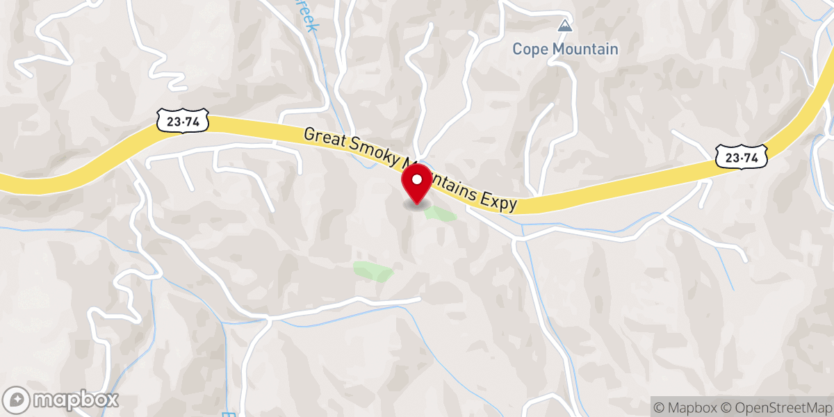Map showing location of Ochre Hill Church