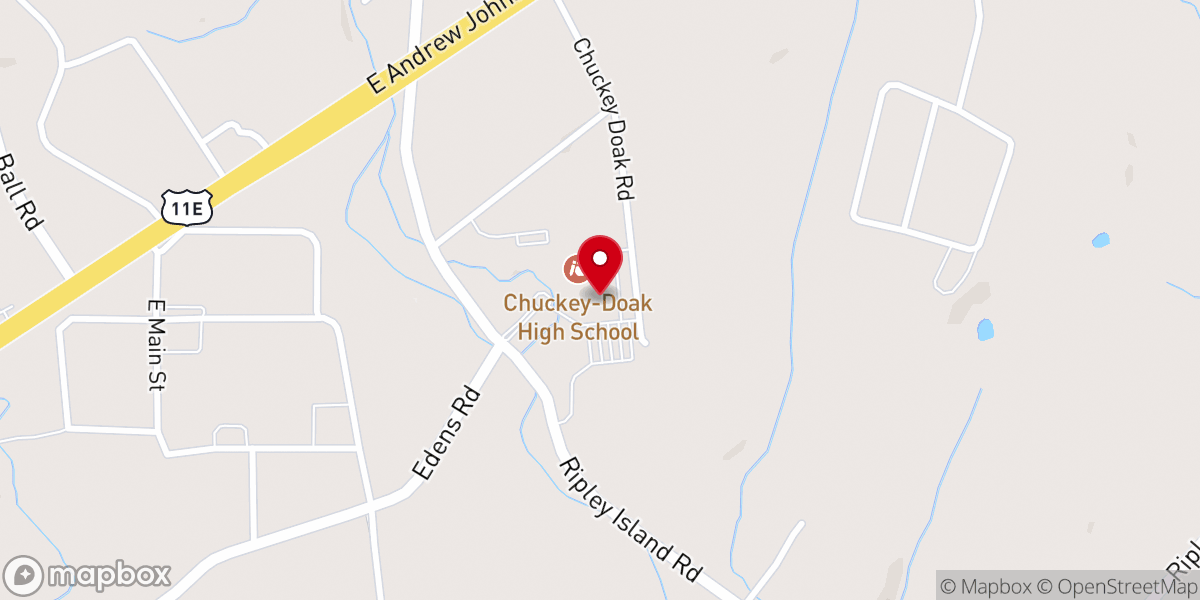 Map showing location of First Christian Church Afton Campus