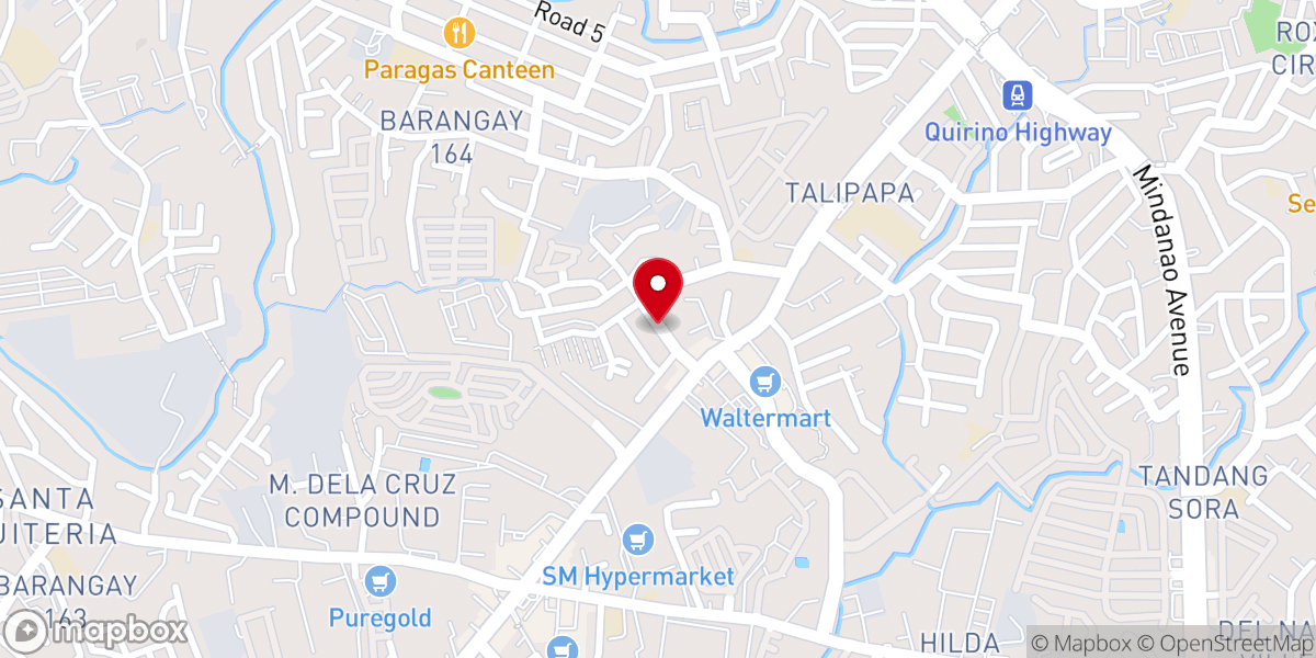 Map showing location of Cornerstone Community Quezon City