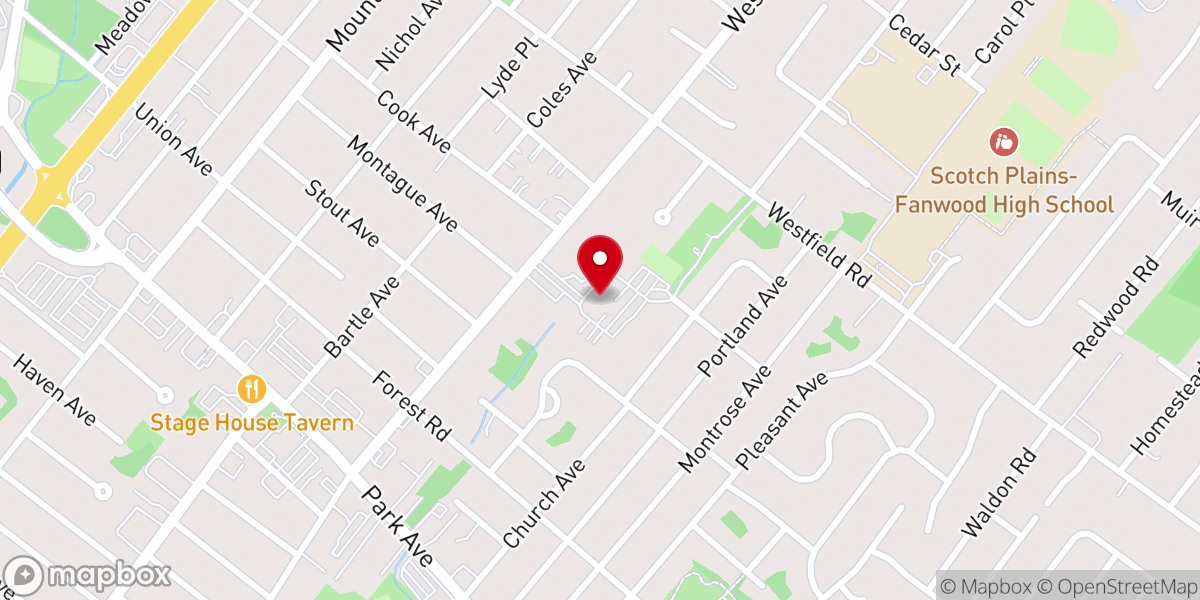Map showing location of Saint Bartholomew's Roman Catholic Church