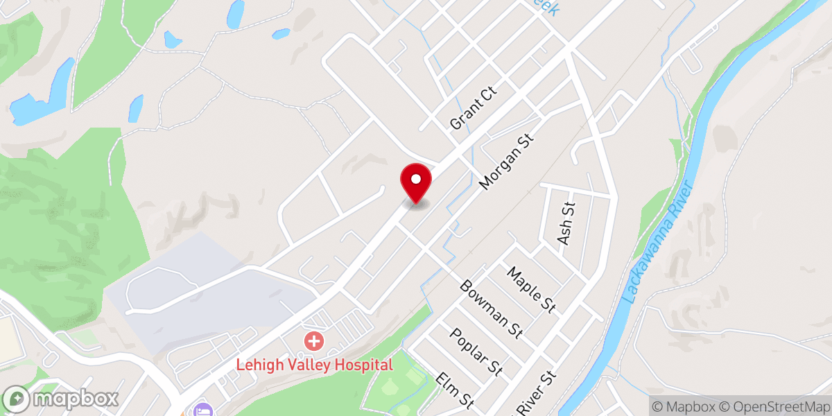 Map showing location of St. Mary's Orthodox Church