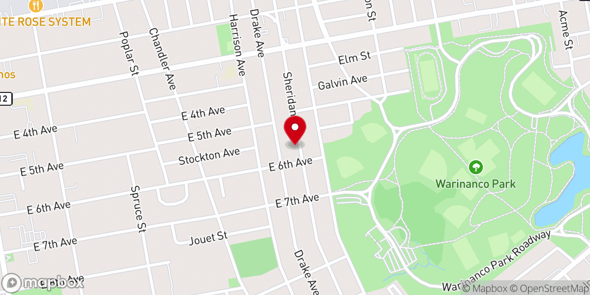 Map showing location of Ecclesia Deliverance Ministries Inc