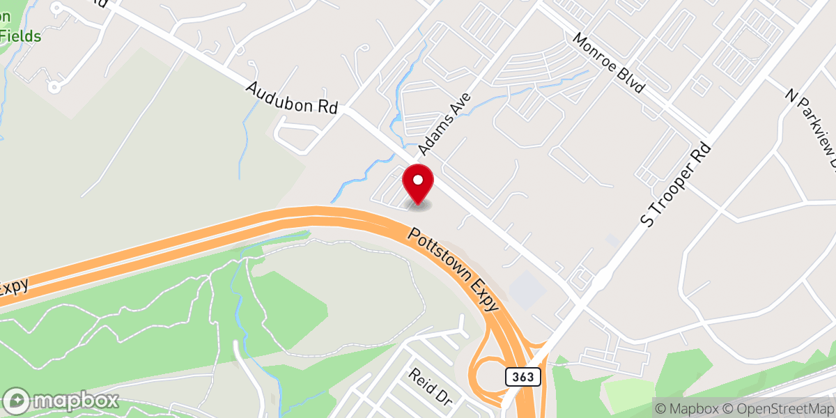 Map showing location of Victory Christian Fellowship Assembly of God