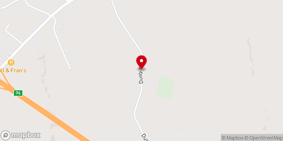 Map showing location of Enoree River Vineyards and Winery