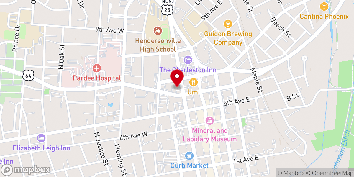 Map showing location of Immaculate Conception St. Joseph's Center