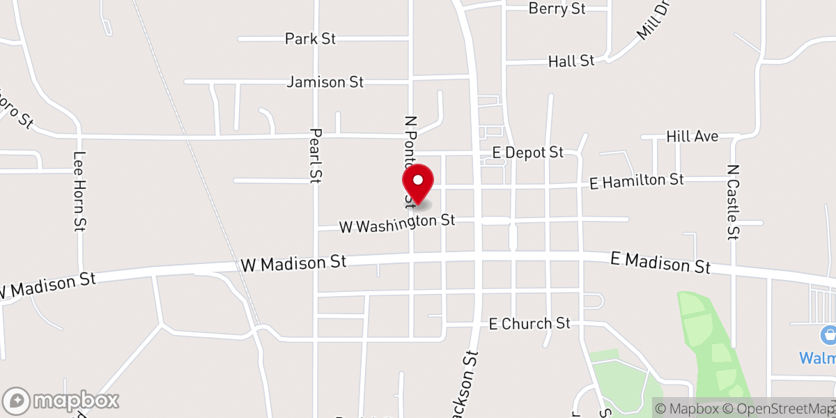 Map showing location of Houston Presbyterian Church (PCA)