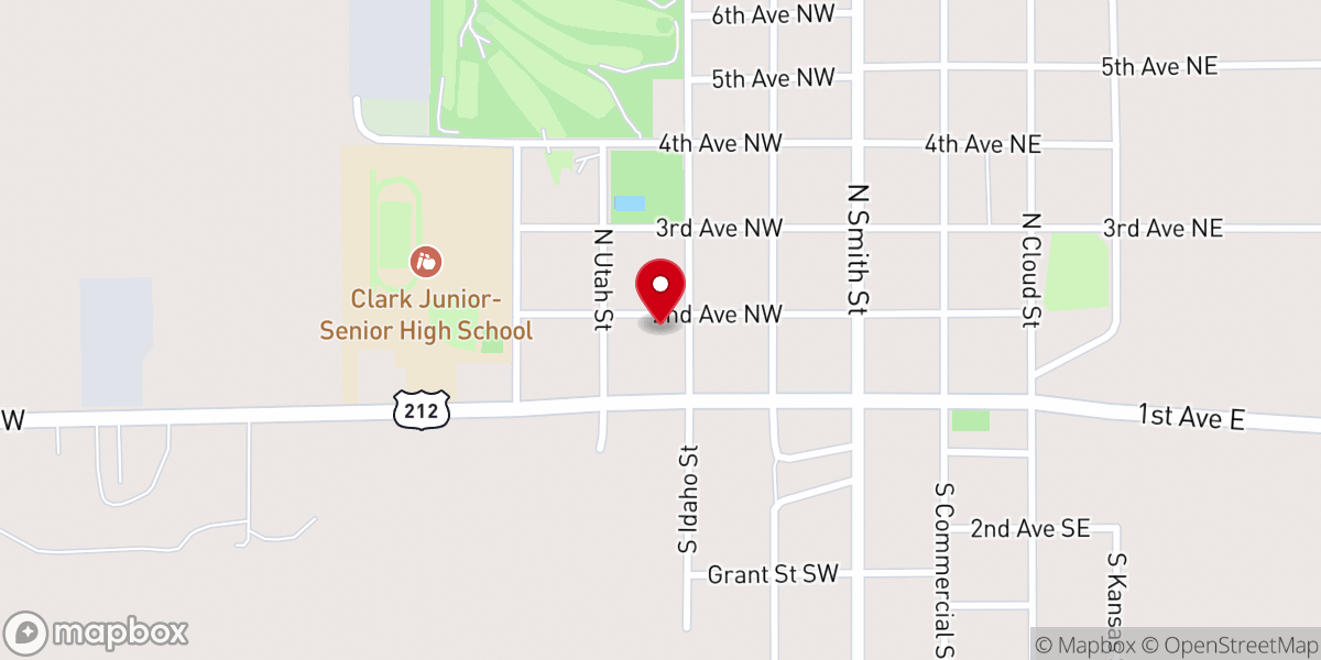 Map showing location of Saint Michael Parish