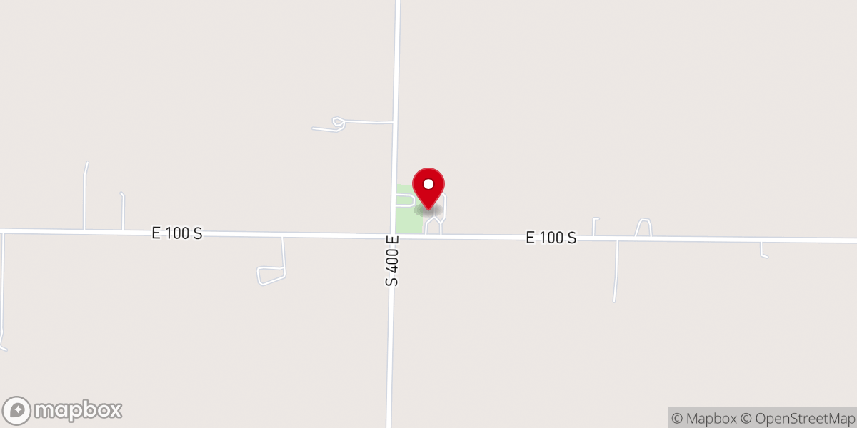 Map showing location of Jericho Friends Meeting House and Parsonage