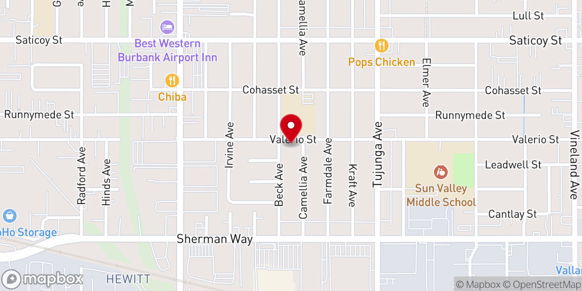 Map showing location of Iglesia La Luz Del Mundo