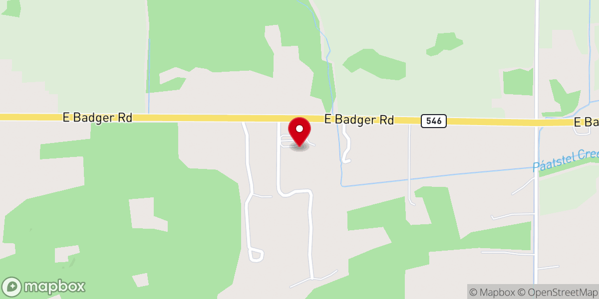 Map showing location of Calvary Creekside