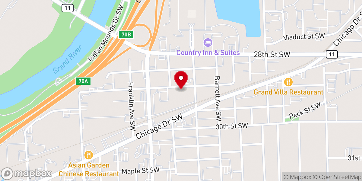 Map showing location of Journey to Truth Ministries