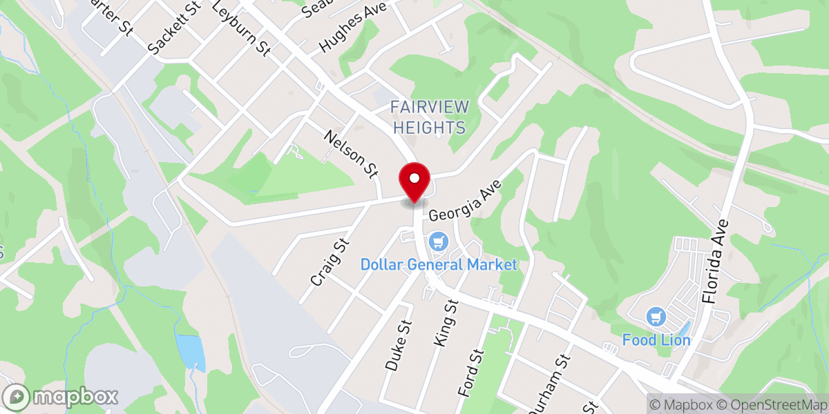 Map showing location of Truth Baptist Church