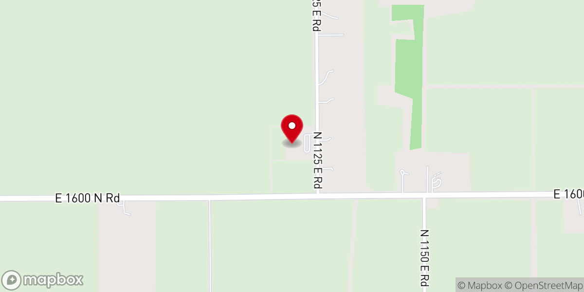 Map showing location of Crossroads Church