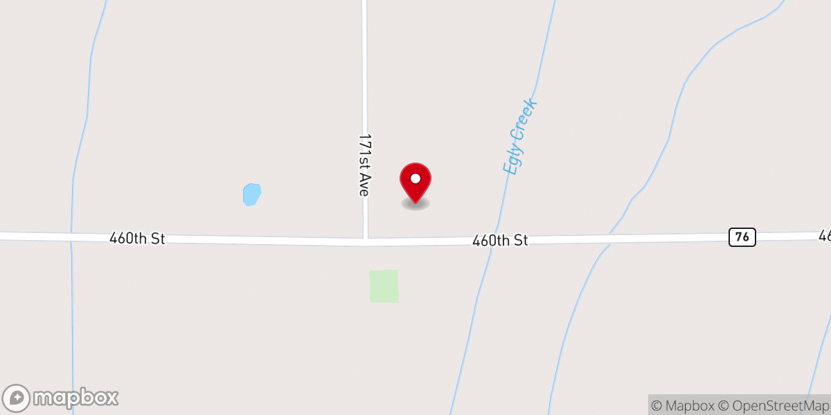 Map showing location of Immanuel Lutheran Church