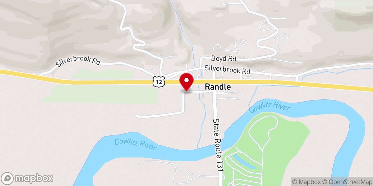 Map showing location of Church