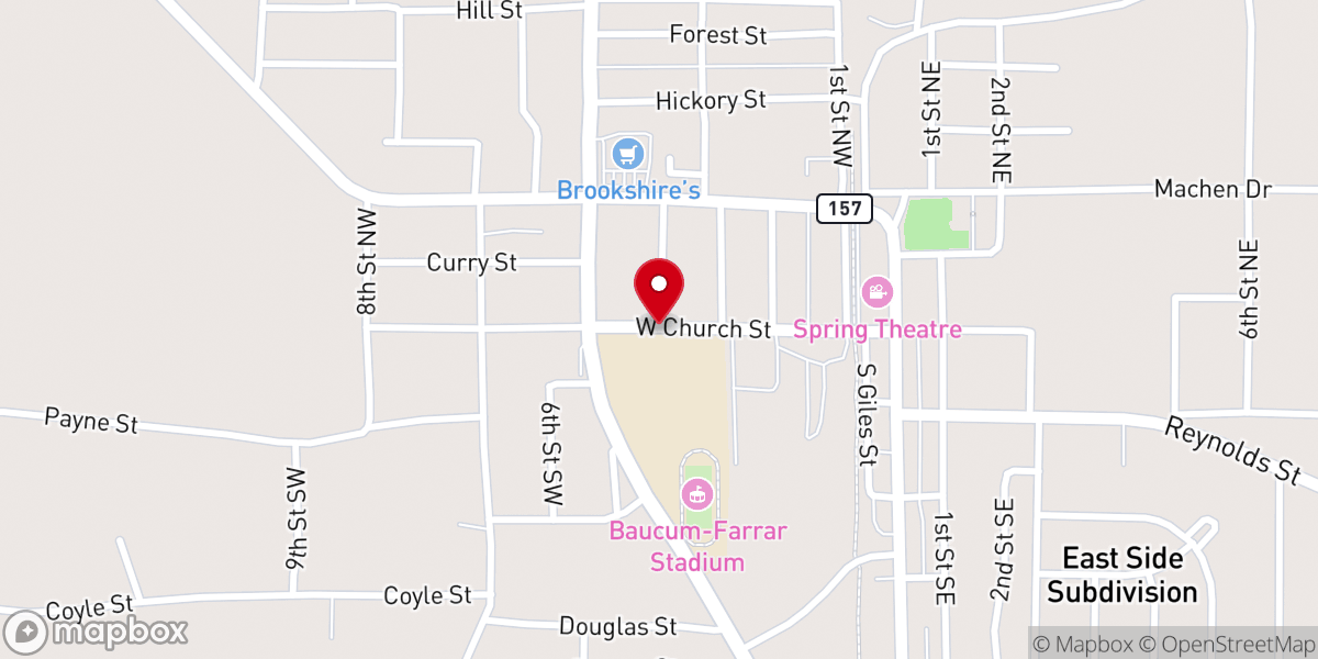 Map showing location of Webster Parish Council On Agng