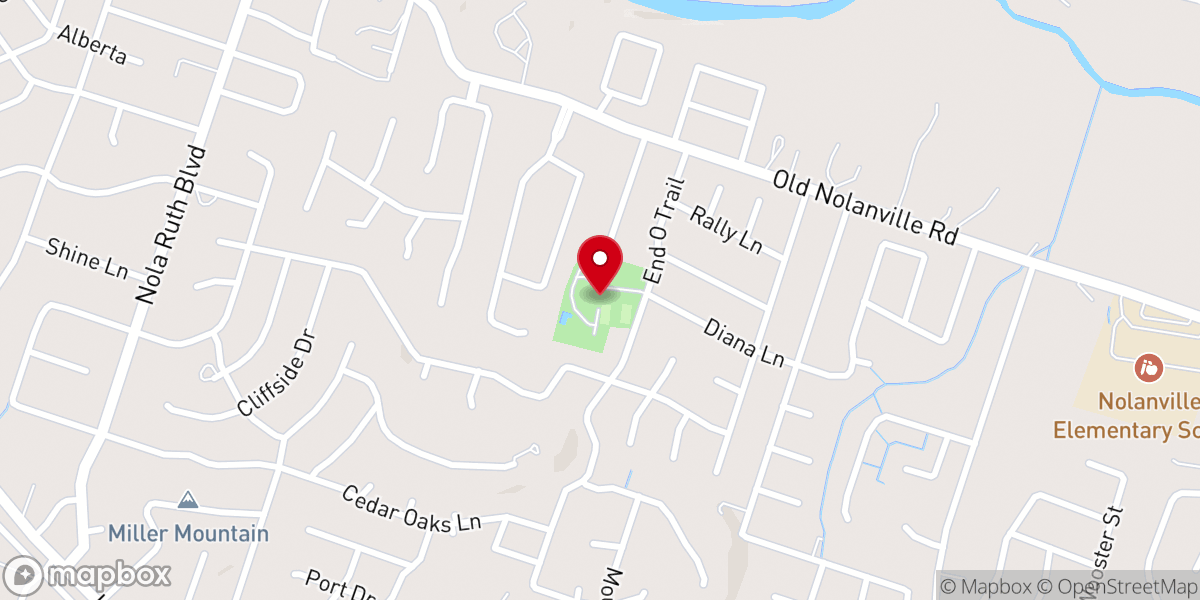 Map showing location of Central Texas Athletic Club
