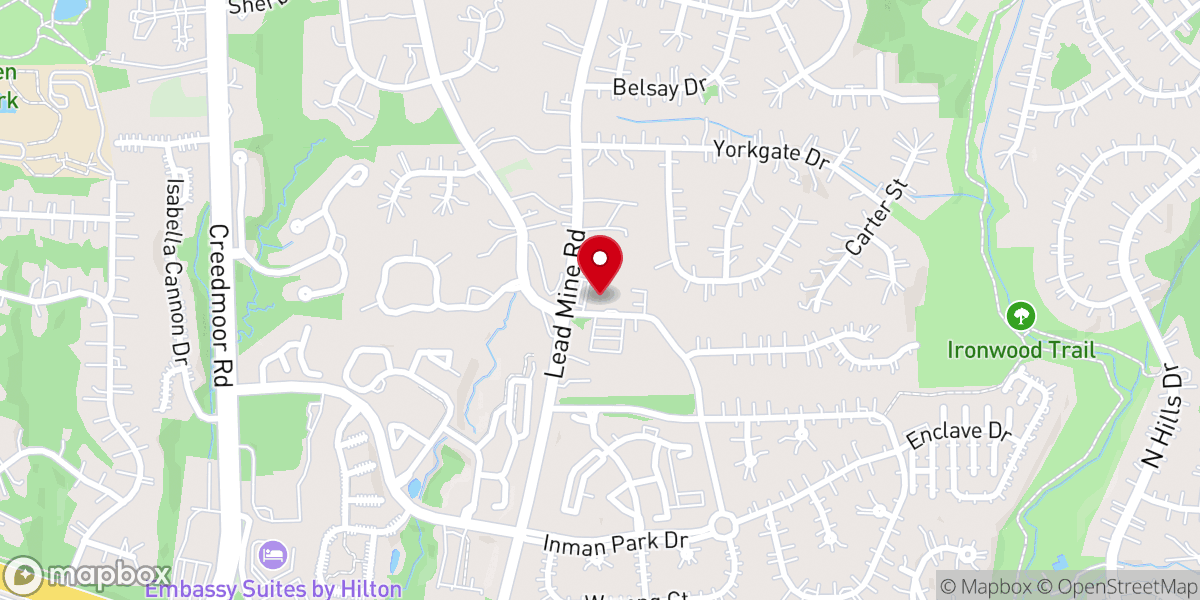 Map showing location of Holy Trinity Greek Orthodox Preschool