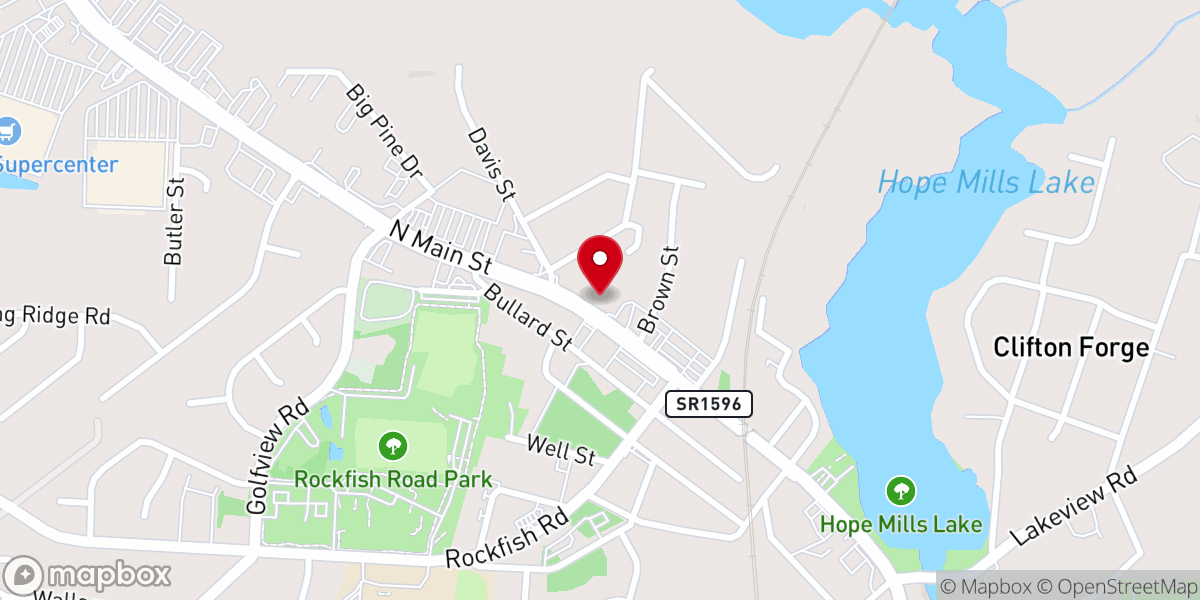 Map showing location of New Season Family Christian Center
