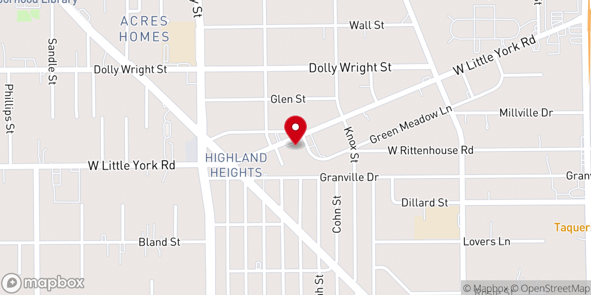Map showing location of Highland Heights Church Of Christ