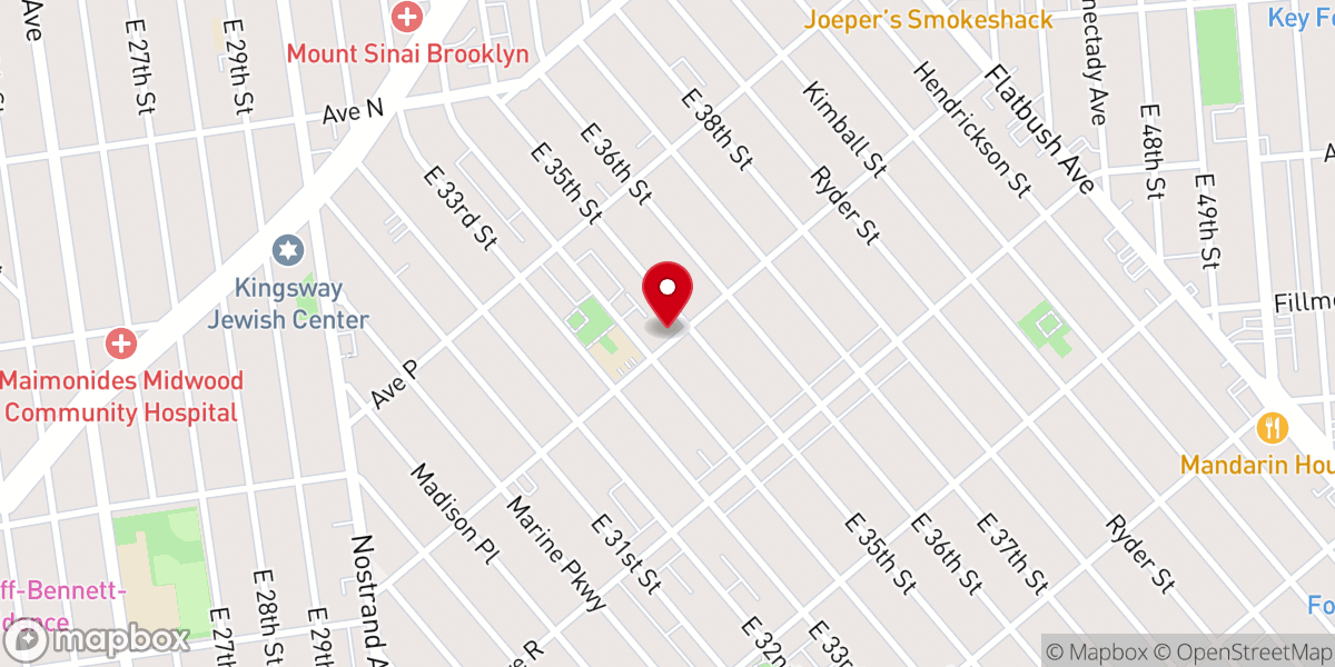 Map showing location of Jewish Continuity Association Inc