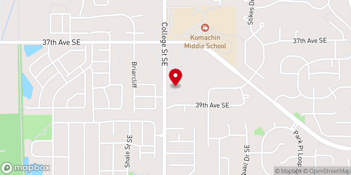 Map showing location of New Journey Church