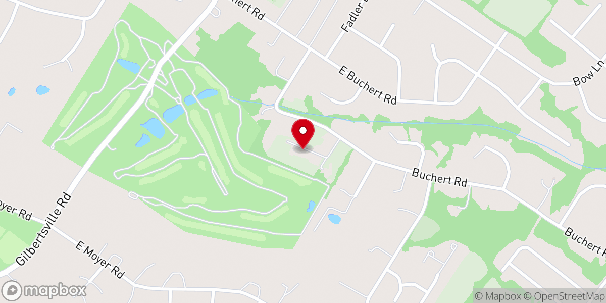 Map showing location of Tri County Bible Church